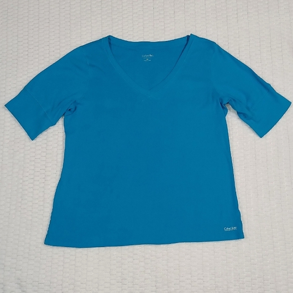 Turquoise Calvin Klein Performance Quick Dry Tee